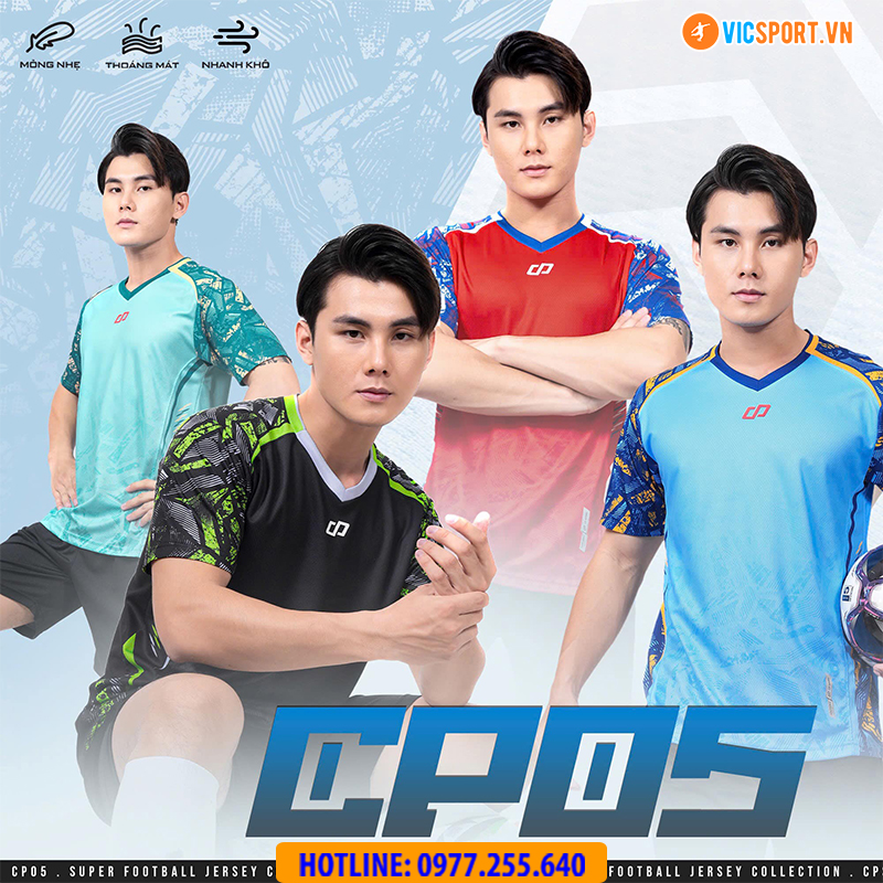 Áo đá banh không logo CP05