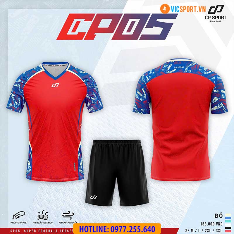 Áo đá banh không logo CP05 - Hình ảnh 16