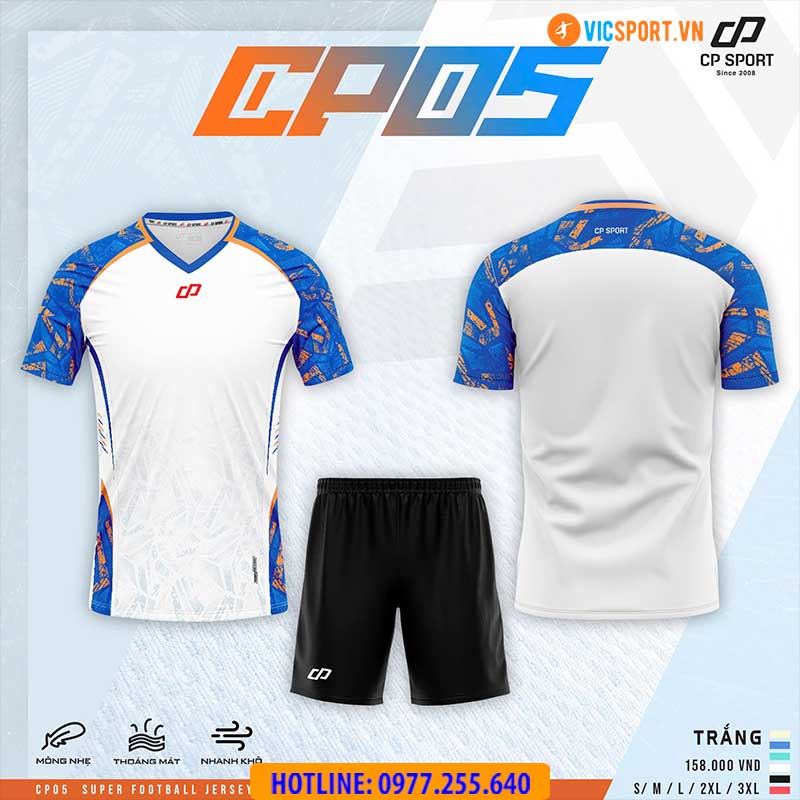 Áo đá banh không logo CP05 - Hình ảnh 14