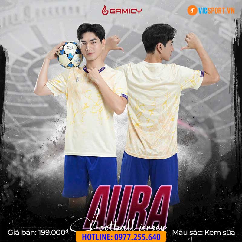 Áo đá banh không logo Gamicy Aura - Hình ảnh 9