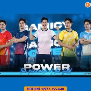 Áo đá banh không logo Gamicy Power