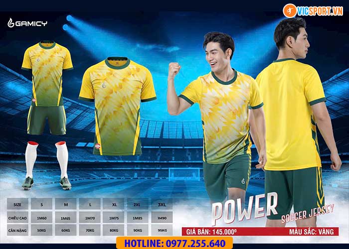 Áo đá banh không logo Gamicy Power - Hình ảnh 8