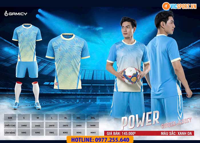 Áo đá banh không logo Gamicy Power - Hình ảnh 6
