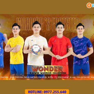 Áo đá banh không logo Kaiwin Wonder