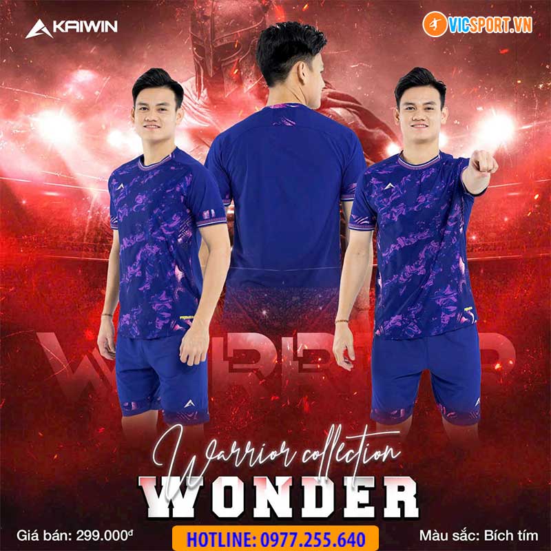 Áo đá banh không logo Kaiwin Wonder - Hình ảnh 6
