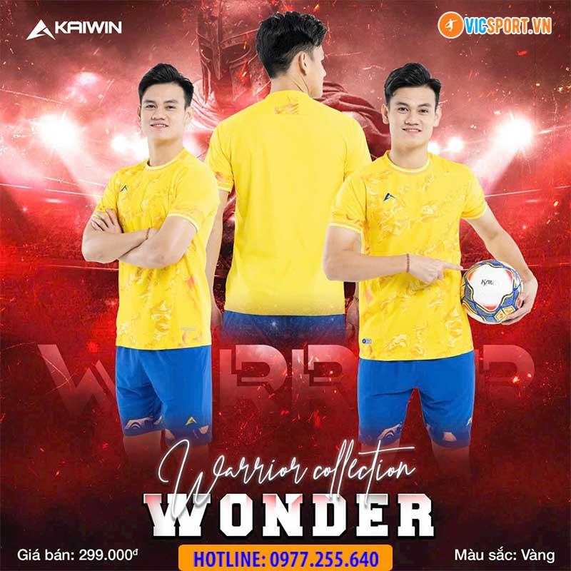 Áo đá banh không logo Kaiwin Wonder - Hình ảnh 5
