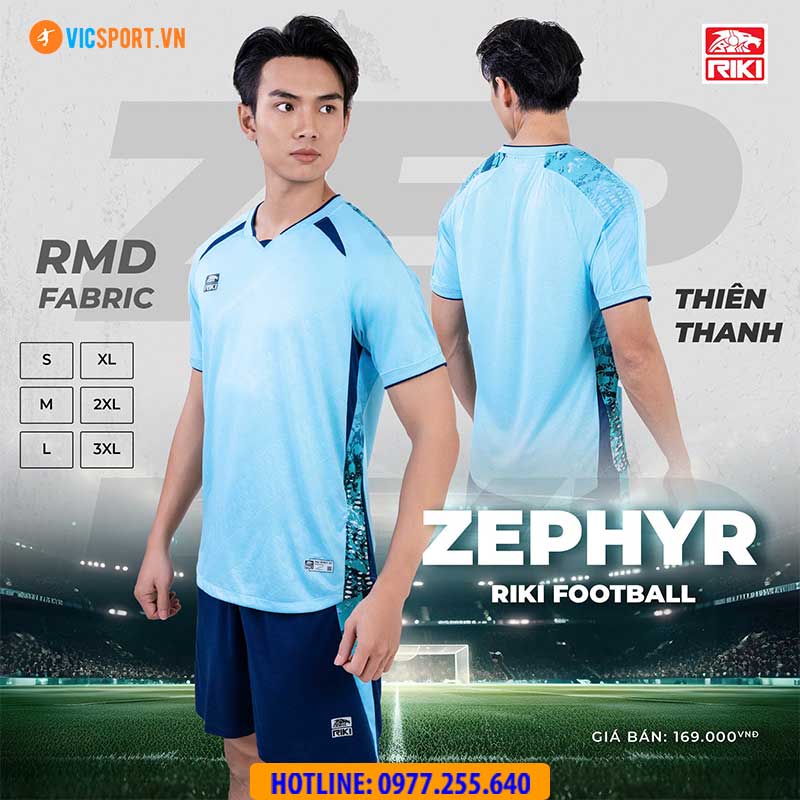 Áo đá banh không logo Riki Zephyr - Hình ảnh 11