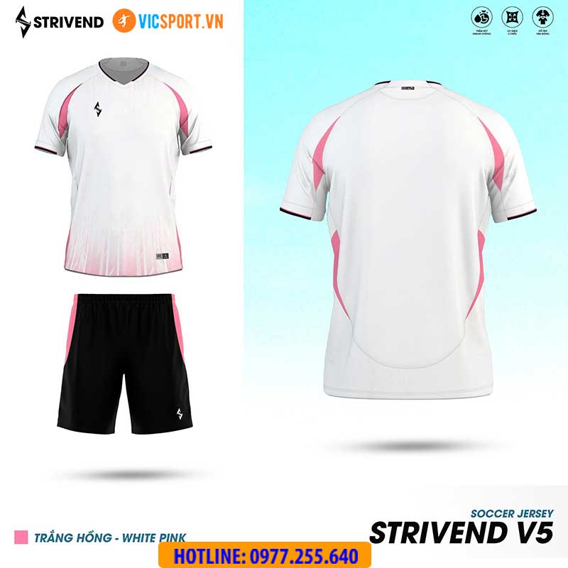 Áo đá banh không logo Strivend V5 - Hình ảnh 20