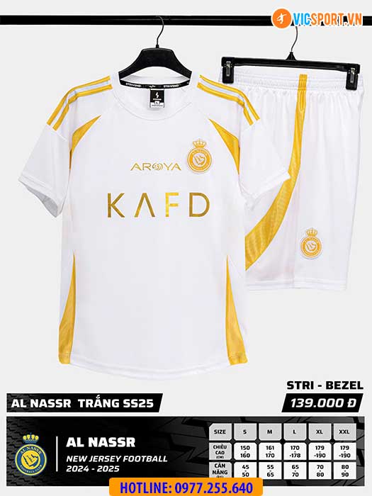 Áo đá banh Strivend Clb Al Nassr mùa giải 2024-2025 - Hình ảnh 6