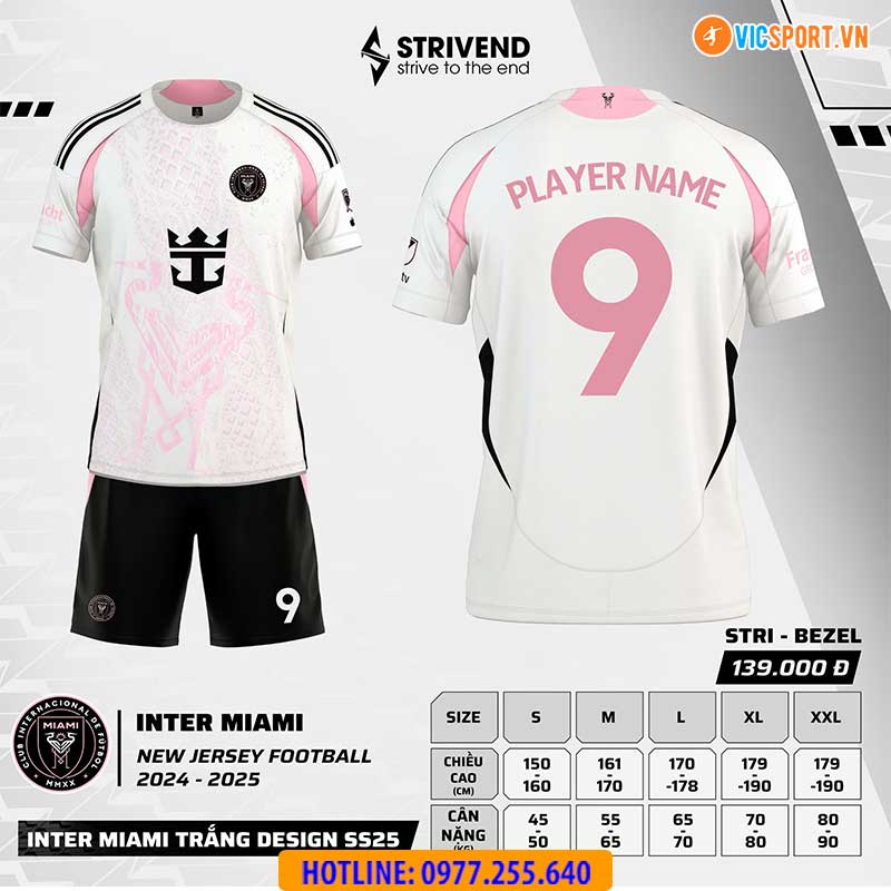 Áo đá banh Strivend Clb Inter Miami mùa giải 2024-2025 - Hình ảnh 20