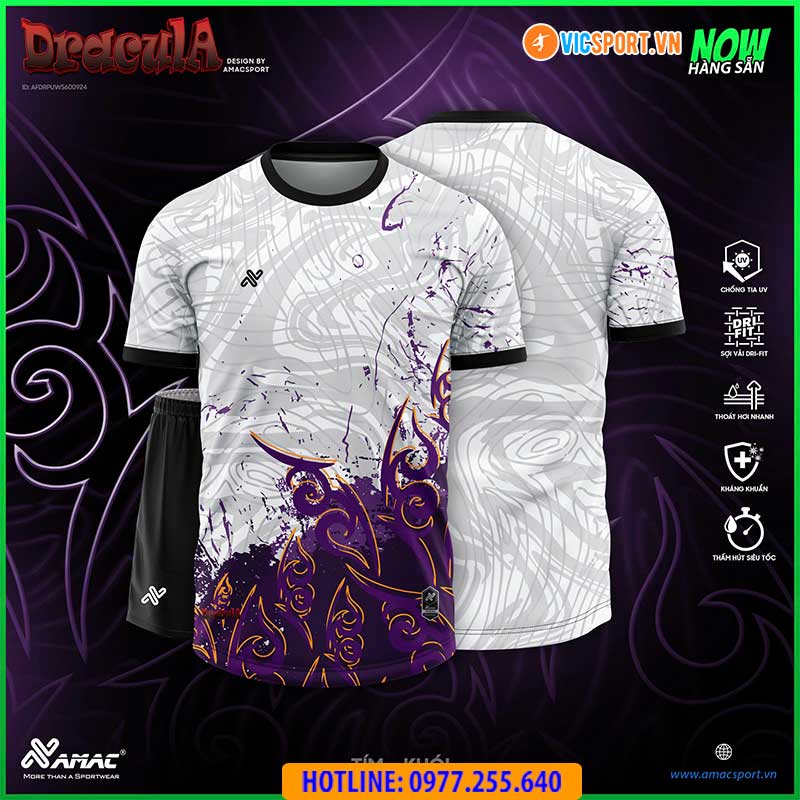Áo đá banh thiết kế Amac Dracula - Hình ảnh 13