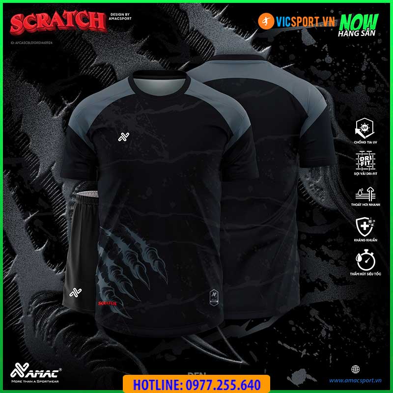 Áo đá banh thiết kế Amac Scratch - Hình ảnh 4