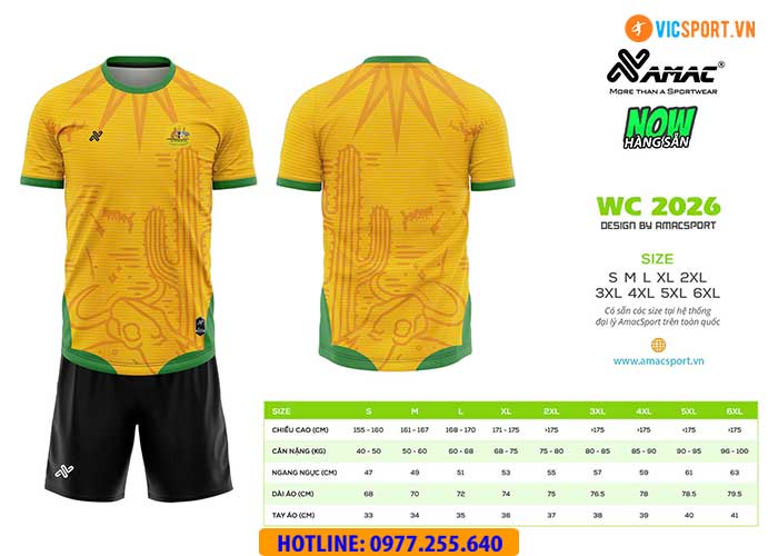 Áo đá banh thiết kế Amac WC 2026 - Hình ảnh 11