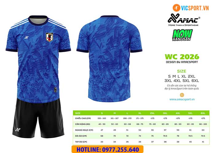 Áo đá banh thiết kế Amac WC 2026 - Hình ảnh 6