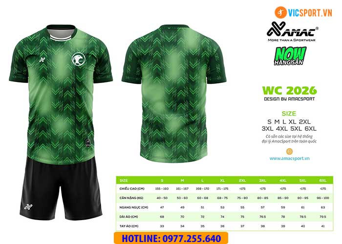 Áo đá banh thiết kế Amac WC 2026 - Hình ảnh 5