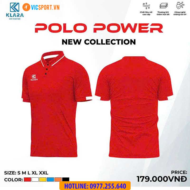 Áo polo thể thao Klara Power - Hình ảnh 13