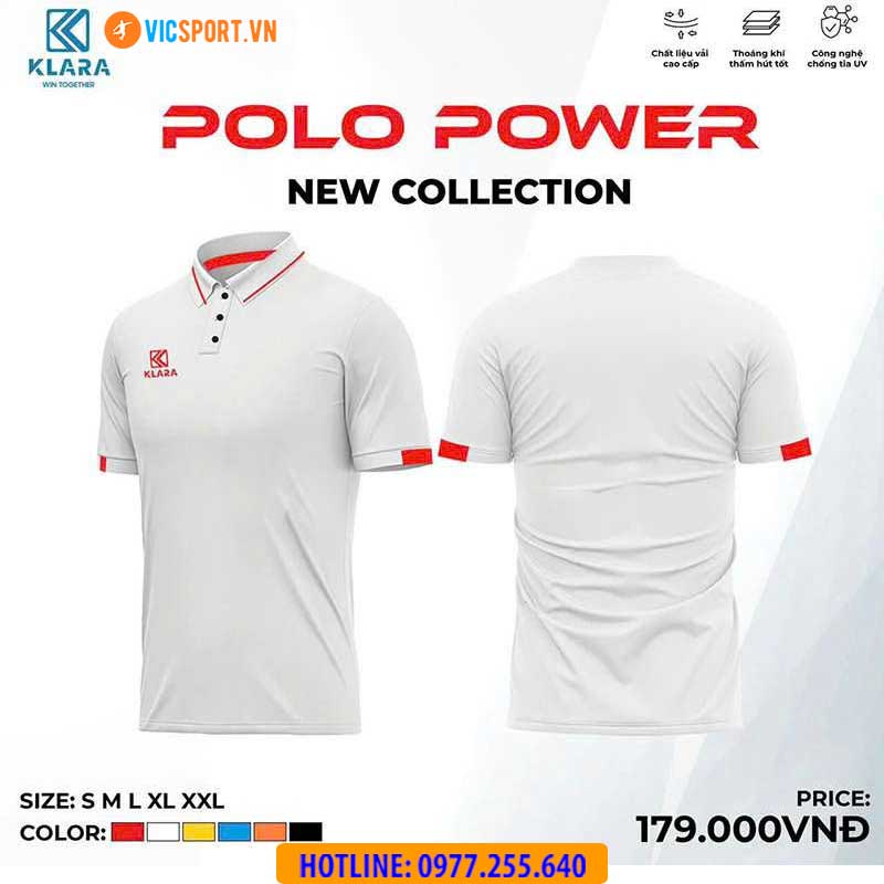 Áo polo thể thao Klara Power - Hình ảnh 14