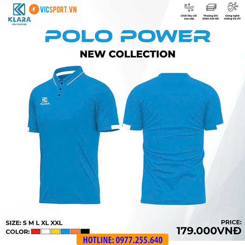 Áo polo thể thao Klara Power - Hình ảnh 10