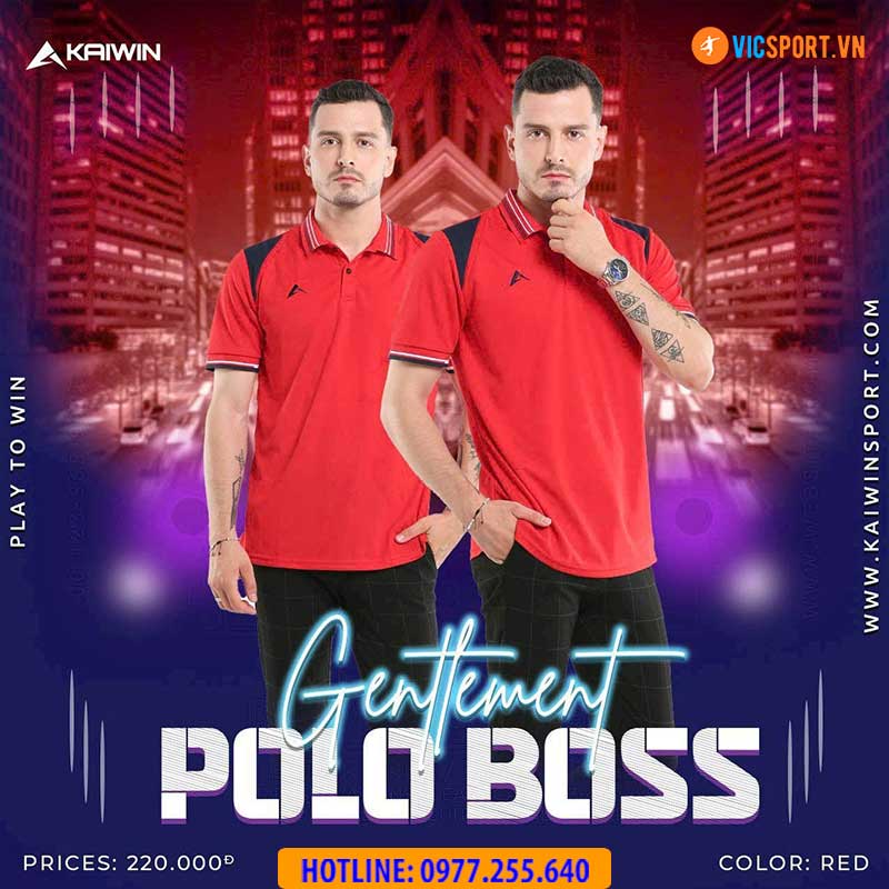 Áo polo thể thao Kaiwin Boss - Hình ảnh 4