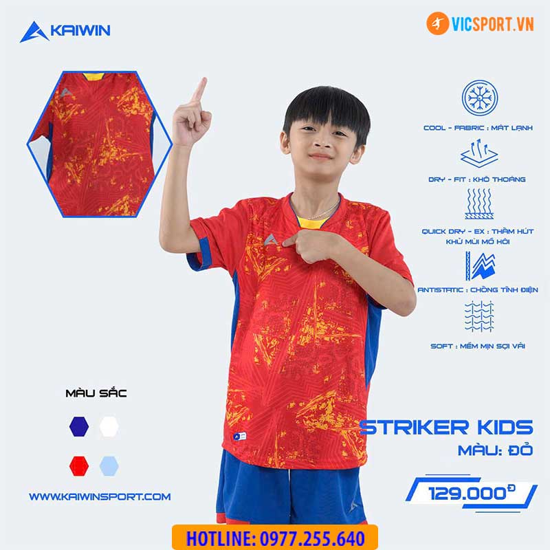 Áo đá banh trẻ em Kaiwin Striker - Hình ảnh 14