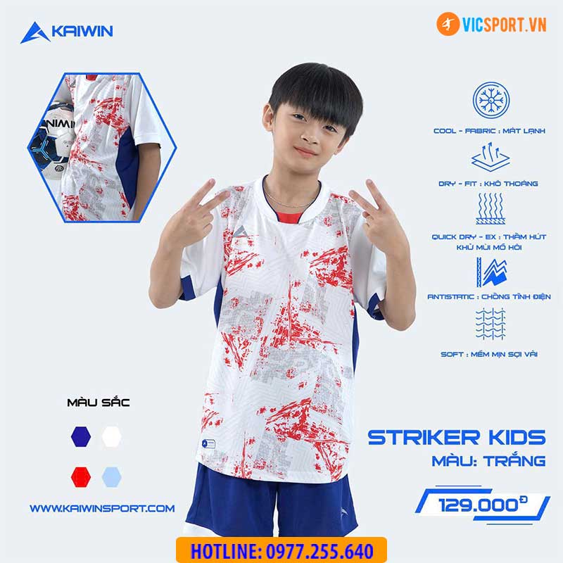 Áo đá banh trẻ em Kaiwin Striker - Hình ảnh 12