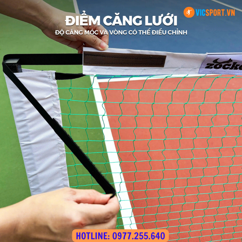 Bộ khung lưới pickleball Zocker - Hình ảnh 8