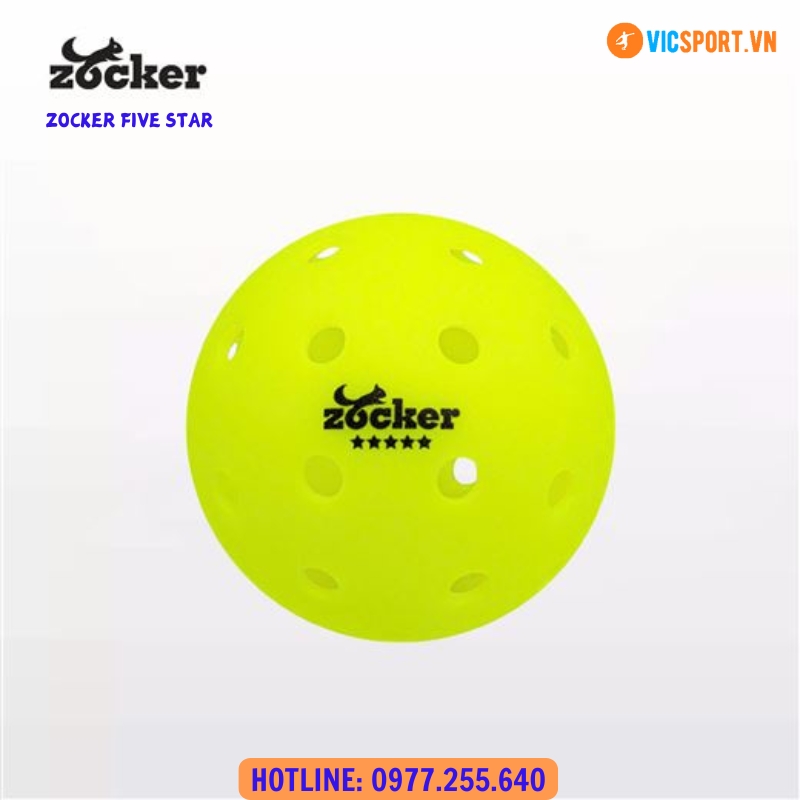 Bóng thi đấu Pickleball Zocker Five Star - Hình ảnh 10
