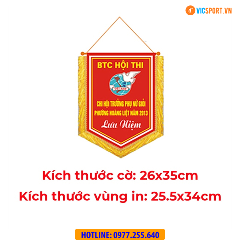 Cờ bầu lưu niệm - cờ giải (thiết kế theo yêu cầu) - Hình ảnh 5