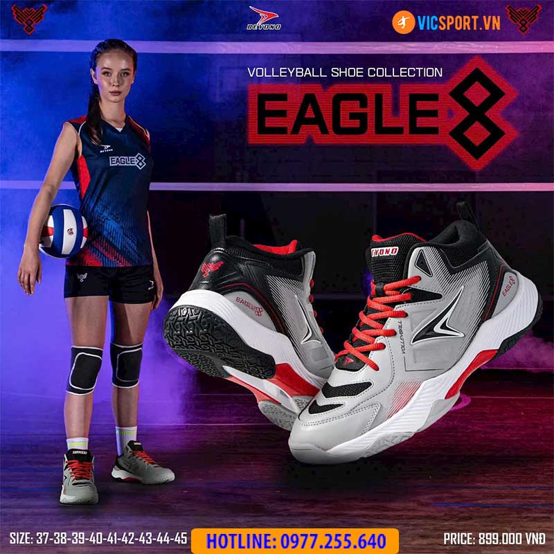 Giày bóng chuyền Beyono Eagle 8 (sale mạnh) - Hình ảnh 20