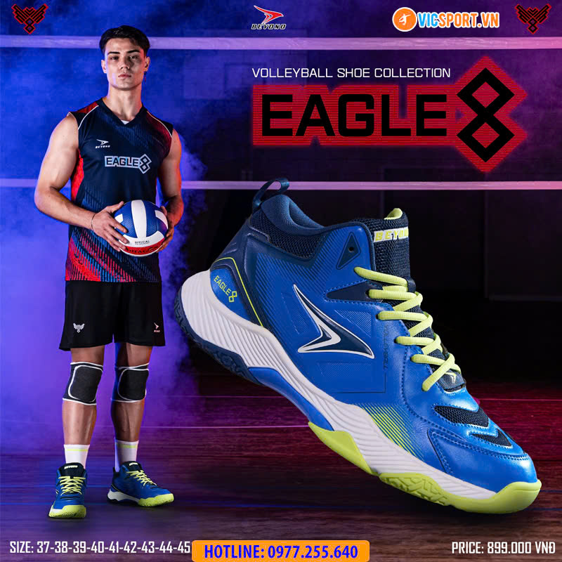 Giày bóng chuyền Beyono Eagle 8 (sale mạnh) - Hình ảnh 14