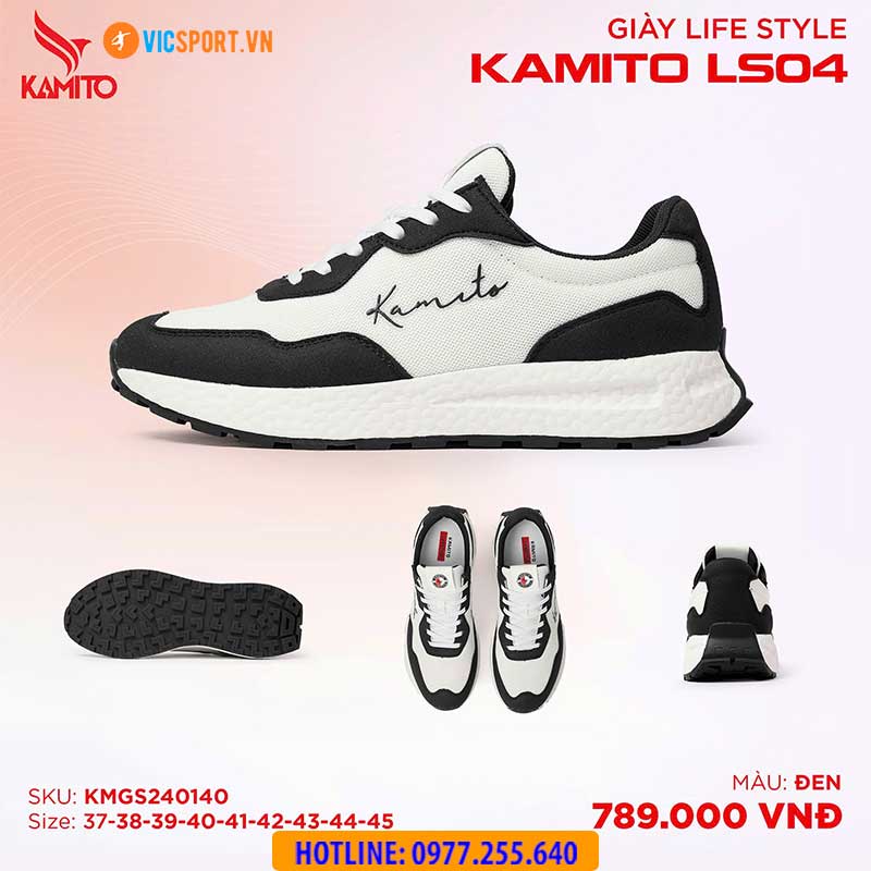 GIÀY THỂ THAO KAMITO ĐEN