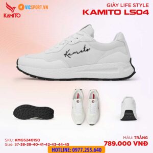 GIÀY THỂ THAO KAMITO TRẮNG