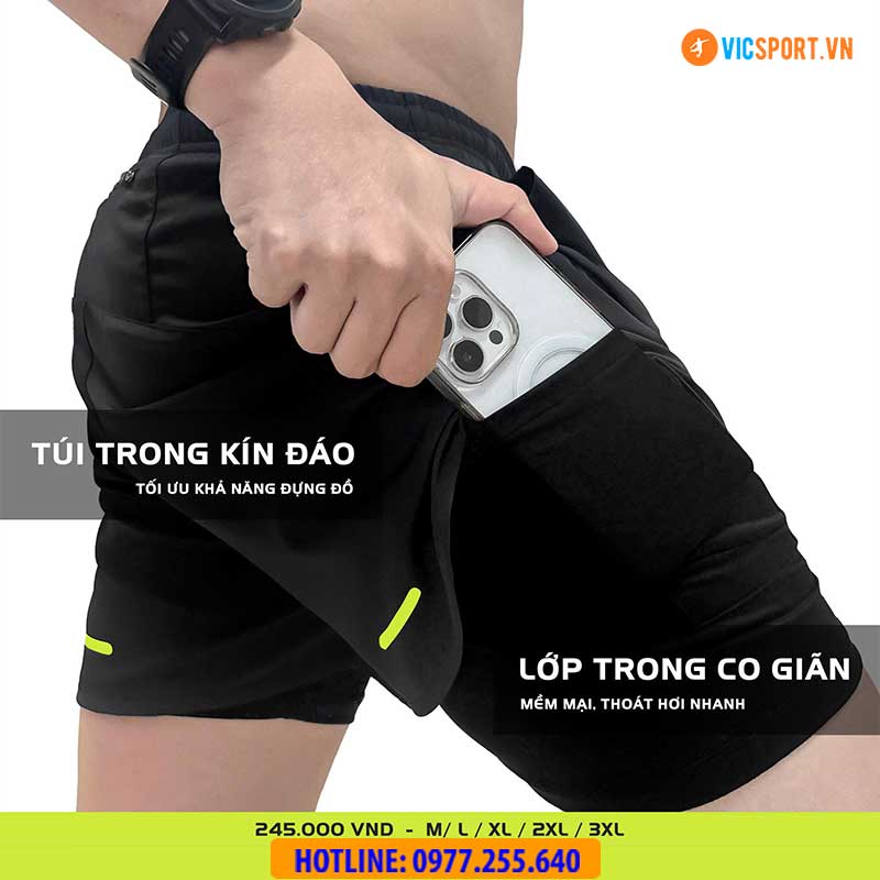 Quần chạy bộ nam Egan QC02 - Hình ảnh 20