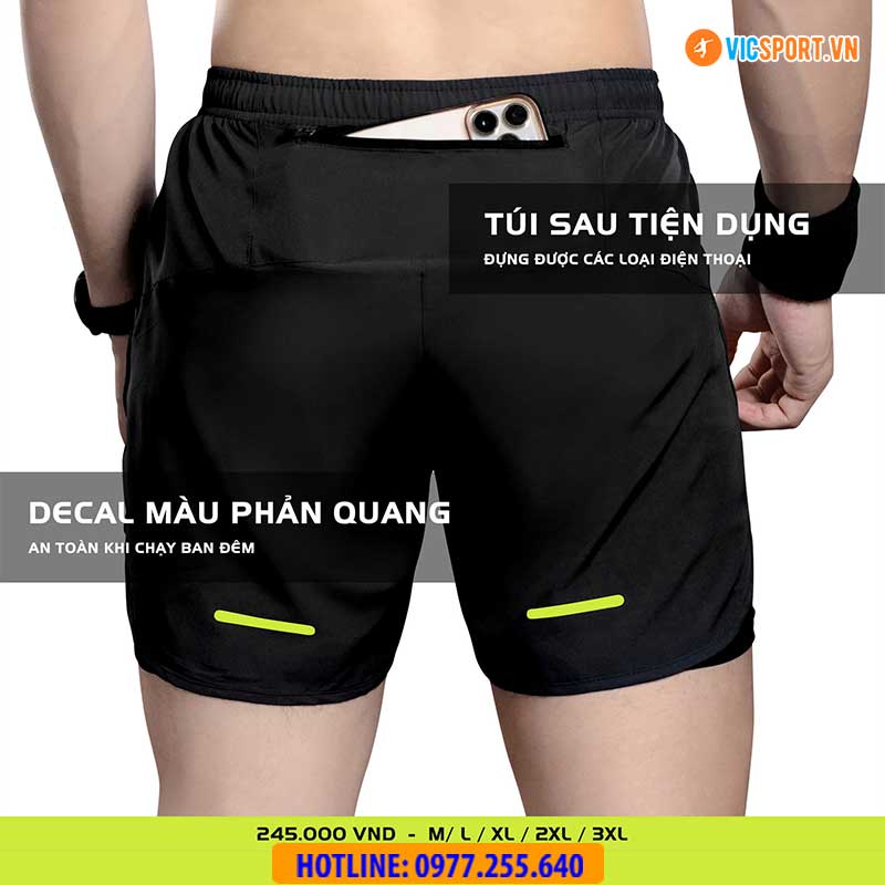 Quần chạy bộ nam Egan QC02 - Hình ảnh 4
