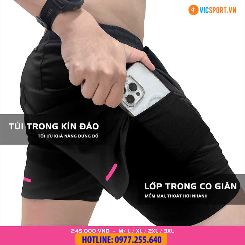 Quần chạy bộ nam Egan QC02 - Hình ảnh 18
