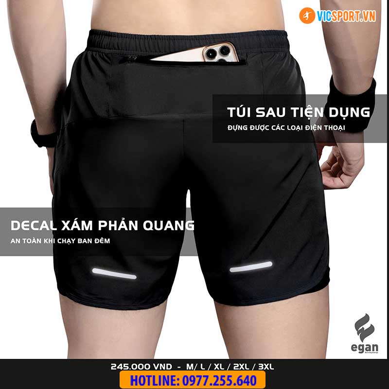 Quần chạy bộ nam Egan QC02 - Hình ảnh 16