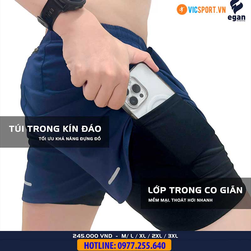 Quần chạy bộ nam Egan QC02 - Hình ảnh 14