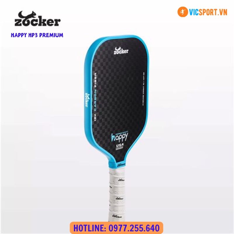 Vợt Pickleball Zocker Happy Premium Quality HP3 - Hình ảnh 9