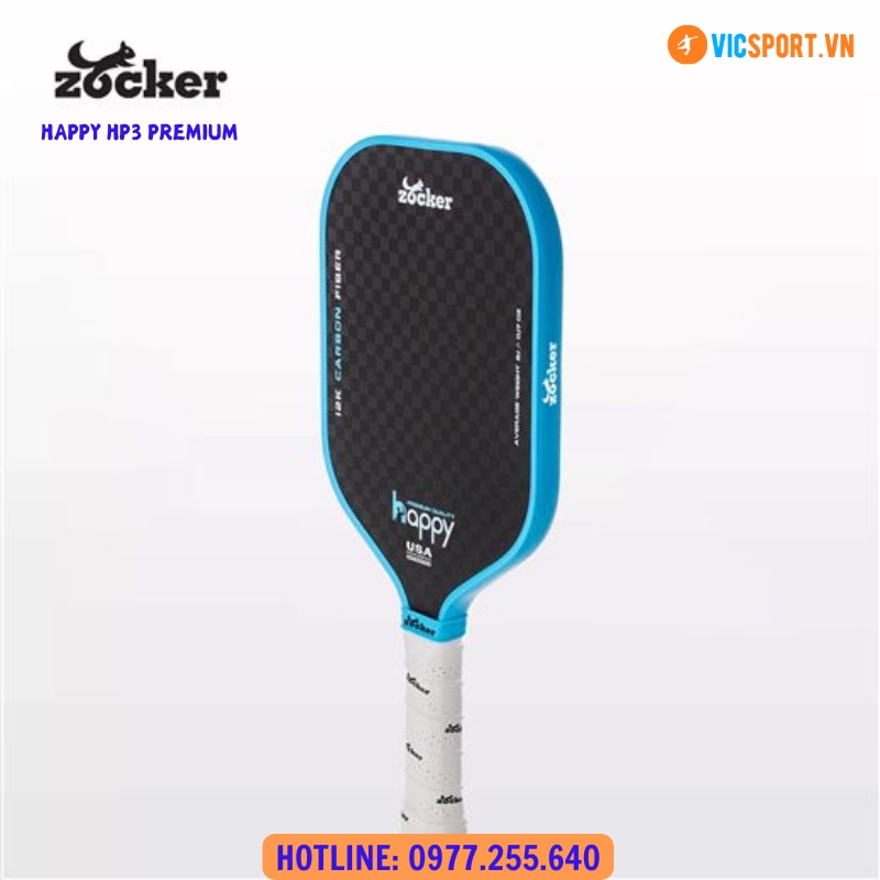 Vợt Pickleball Zocker Happy Premium Quality HP3 - Hình ảnh 7