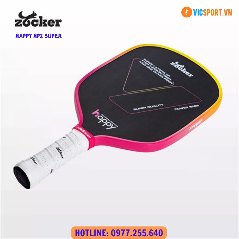 Vợt Pickleball Zocker Happy Super Quality HP2 - Hình ảnh 20