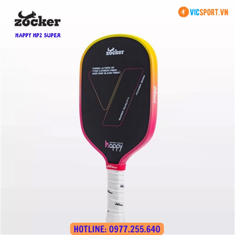 Vợt Pickleball Zocker Happy Super Quality HP2 - Hình ảnh 19