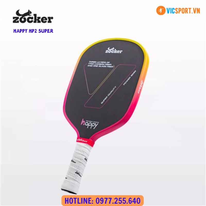 Vợt Pickleball Zocker Happy Super Quality HP2 - Hình ảnh 15