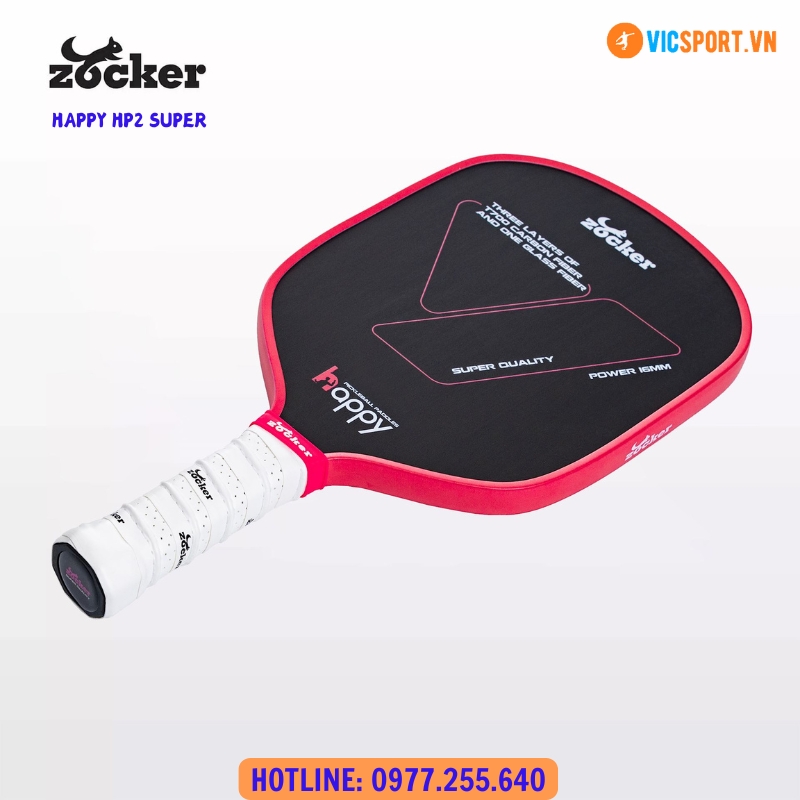 Vợt Pickleball Zocker Happy Super Quality HP2 - Hình ảnh 25
