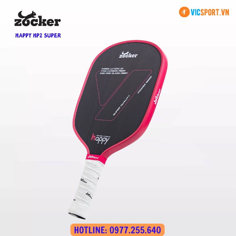 Vợt Pickleball Zocker Happy Super Quality HP2 - Hình ảnh 22