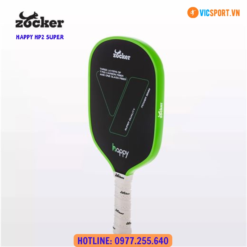 Vợt Pickleball Zocker Happy Super Quality HP2 - Hình ảnh 7