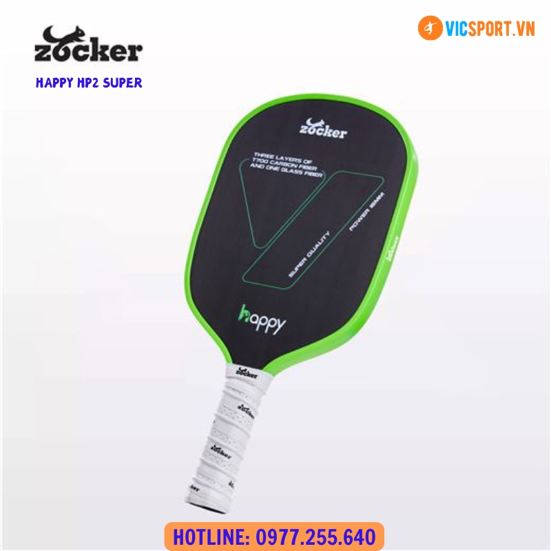 Vợt Pickleball Zocker Happy Super Quality HP2 - Hình ảnh 3