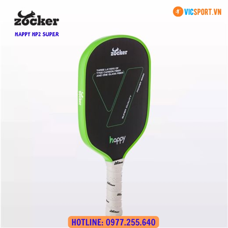 Vợt Pickleball Zocker Happy Super Quality HP2 - Hình ảnh 10