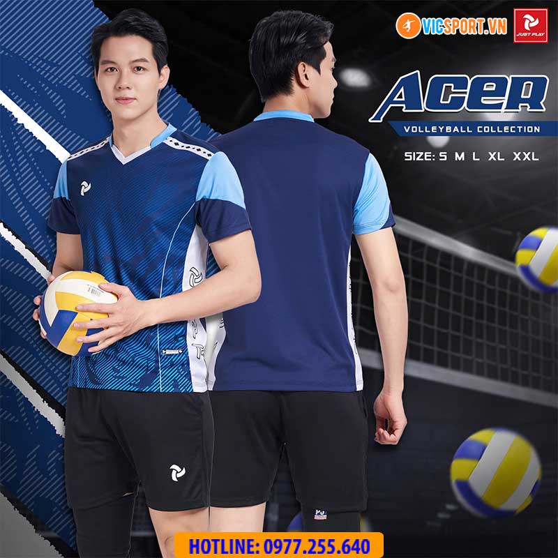 Quần áo bóng chuyền nam nữ Justplay Acer - Hình ảnh 10