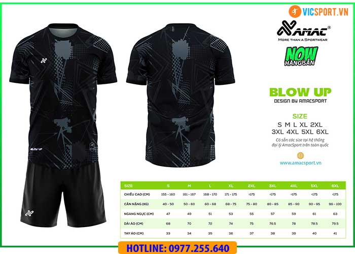 Áo đá banh thiết kế Amac Blow Up - Hình ảnh 10