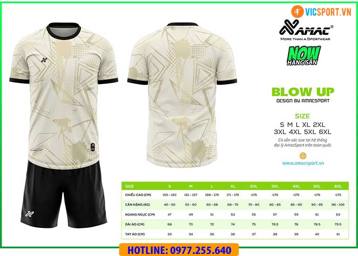 Áo đá banh thiết kế Amac Blow Up - Hình ảnh 11